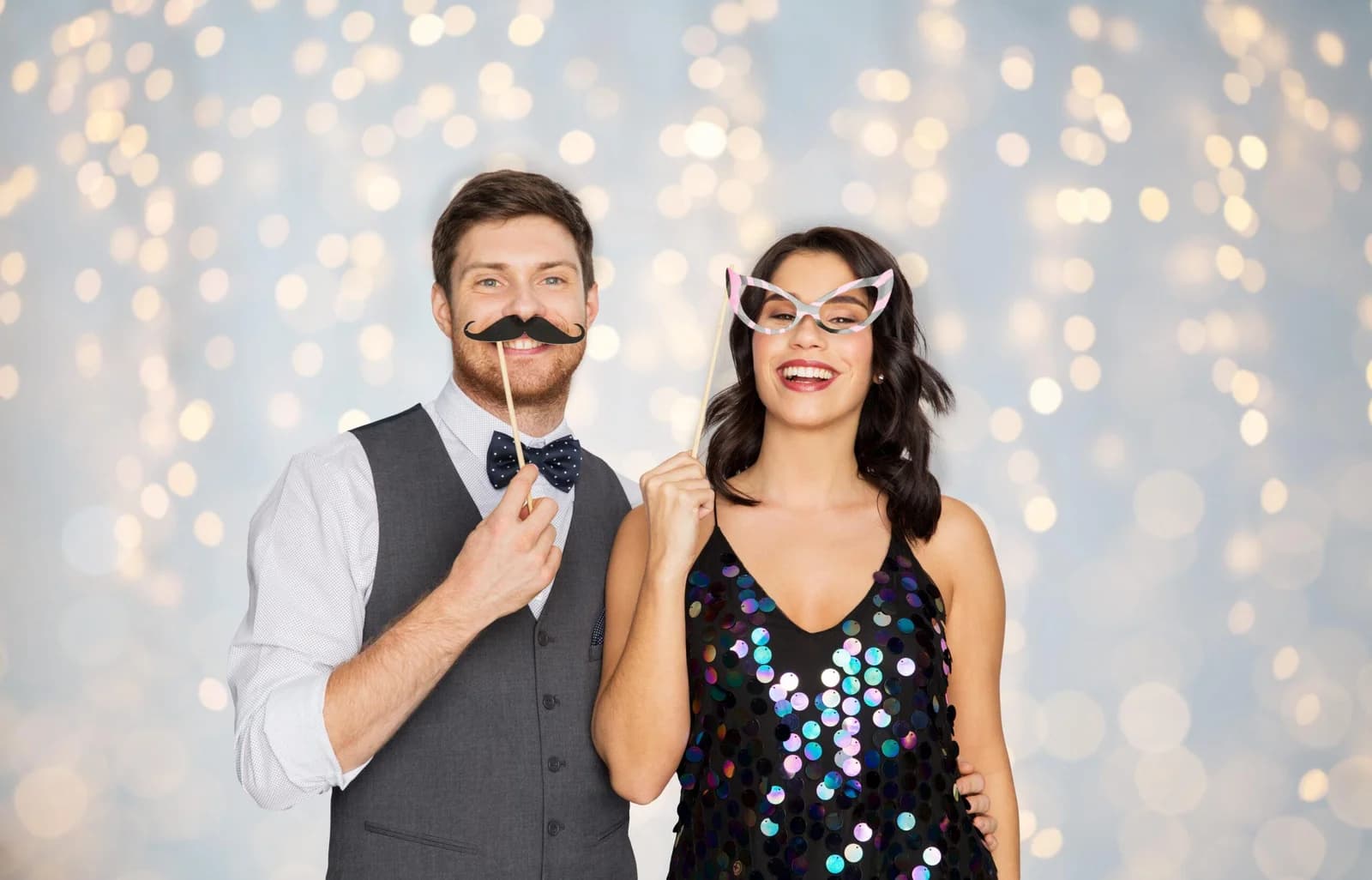 Wedding photo booth setup at Glasgow venue