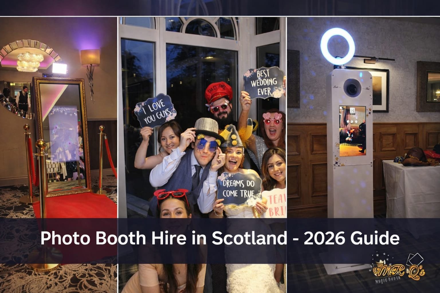 Photo Booth Hire in Scotland 2026 Guide Authentic Wedding & Event Booths